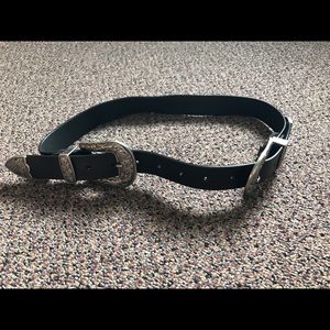 Western Double Buckle Belt